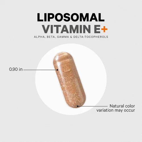 Vista 6 de Codeage Suplemento liposomal de vitamina E – Todos los tocoferoles de vitamina E – Suministro de 3 meses – alfa-tocoferoles, beta, gamma y delta
