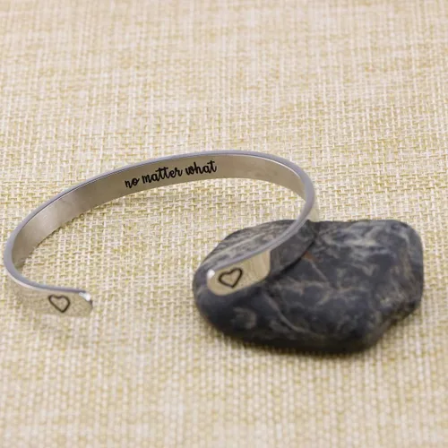 Vista 2 de MEMGIFT - Pulsera inspiradora para mujer, joyería inspiradora, regalo para su cumpleaños.