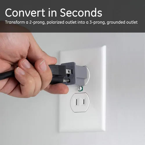 Vista 5 de GE - Adaptador enchufe polarizado