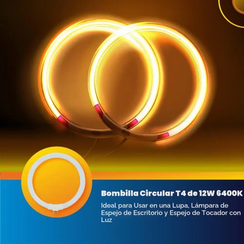 Vista 5 de Technical Precision T4 Circular 12W G10Q FC12T4/865/LG 6400K Bombilla 1 paquete