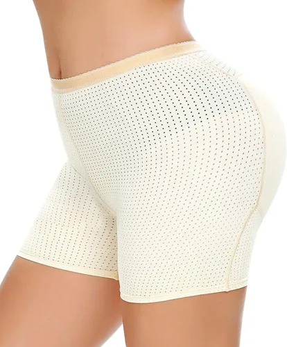 Vista 6 de NINGMI Ropa interior para mujer, levantador de glúteos, sin costuras, para realzar la cadera Negro
