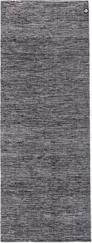 Vista 4 de Manduka Shala - Alfombra de yoga tejida a mano, ideal para viajes y meditación al aire libre, hecha con algodón reciclado, 71 x 26 pulgadas