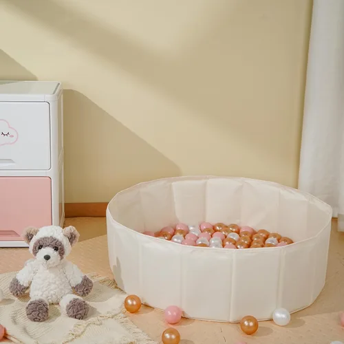 Vista 3 de Pozo de pelotas para perros, gatos, niños, tienda de campaña plegable para juegos, corralito de juegos con bolsa de almacenamiento, sorpresa