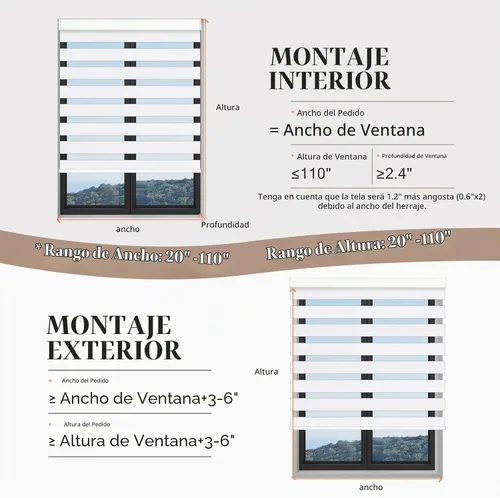 Vista 8 de Persianas motorizadas de cebra, persianas automáticas de oscurecimiento del 85% para ventanas interiores compatibles con HomeKit, Alexa, Google 85%