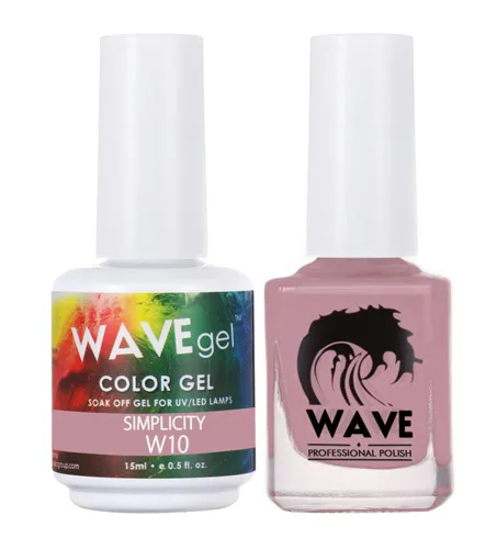 Vista 89 de WAVEGEL - Juego dúo de gel y esmalte de uñas a juego - Colección Simplicity - #P109 Blizzard I 0.5 onzas