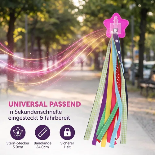 Vista 7 de Garneck Cinta colorida para manillar de bicicleta para niños, 1 par