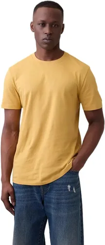 Vista 17 de Camiseta de cuello redondo Gap para hombre, mangas cortas, estilo casual Negro