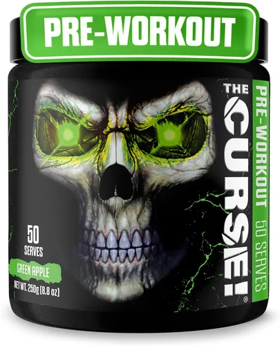Vista 26 de JNX SPORTS The Curse! Polvo de preentrenamiento para hombres y mujeres, cafeína, beta-alanina, creatina, L-citrulina, 5 porciones, sabor a frambuesa