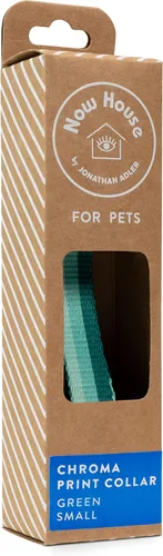 Vista 2 de Now House for Pets de Jonathan Adler Jonathan Adler: Collar de croma verde Now House, pequeño Manera elegante y moderna de mantener a tu perro