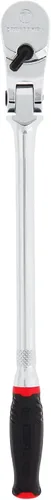 Vista 11 de Llave de carraca V-SERIES de CRAFTSMAN, accionamiento de 1/2 pulgada, 96 dientes, cabeza flexible XL de agarre cómodo (CMMT86336V)