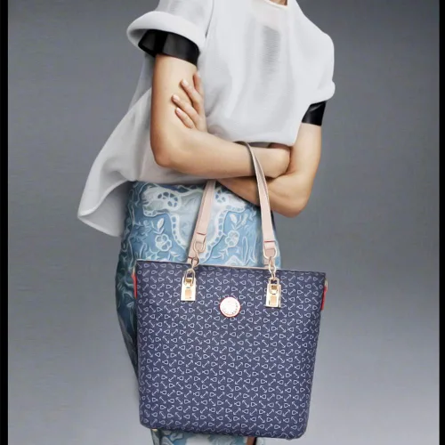 Vista 2 de Juego de 6 bolsas de mano para mujer, bolso cruzado con asa superior