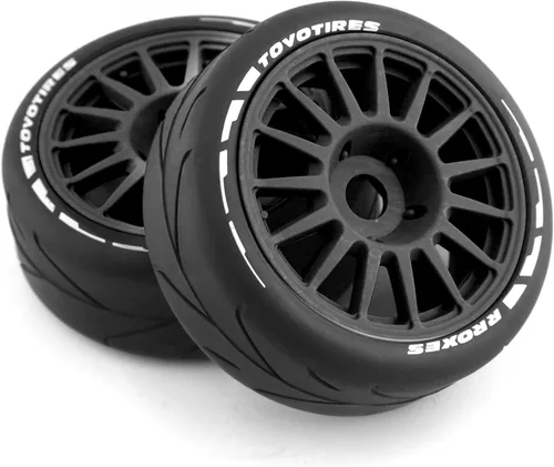 Vista 4 de Lifehead 1/8 Escala 4.055 in Diámetro Exterior RC Flat Track Car Rally Coche Neumáticos y llantas para HPI WR8 HSP Hobao ARRMA Redcat Losi Kyosho