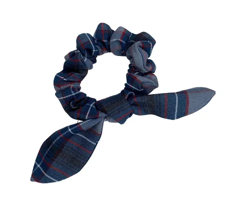 Vista 50 de Back to School/Uniform Plaid Scrunchie bunny ear Bowknot/School Uniform Plaid/Ponytail Bow Scrunchie/Plaid Accessories (Plaid 42-Bernards)