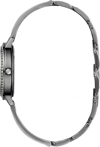 Vista 2 de GUESS Ladies 32mm Watch - Silver Tone Strap Silver Dial Silver Tone Case