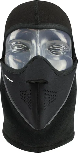 Vista 3 de Seirus Innovation MagneMask - Máscara facial gruesa y fina con costuras magnéticas, protección facial inmediata