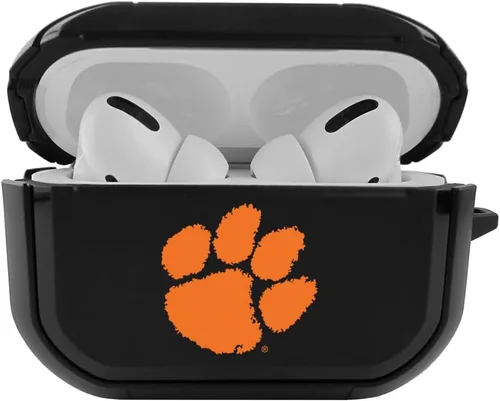 Vista 36 de Funda negra duradera para Apple AirPods Pro (1ª/2ª generación) con mosquetón - Alabama Crimson Tide