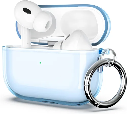 Vista 11 de ULAK Clear for Airpods Pro 2nd/1st Generation Case 2022/2019 Transparente
