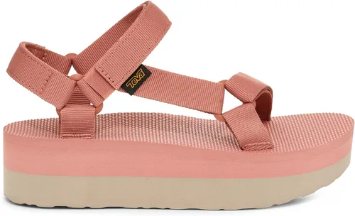 Vista 26 de Sandalia Teva de plataforma universal para mujer Balance Oliva Quemada
