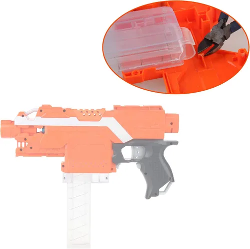 Vista 7 de JGCWorker Kit de mod de revista Short Dart Talon para Nerf Stryfe y Worker Swordfish Dominator