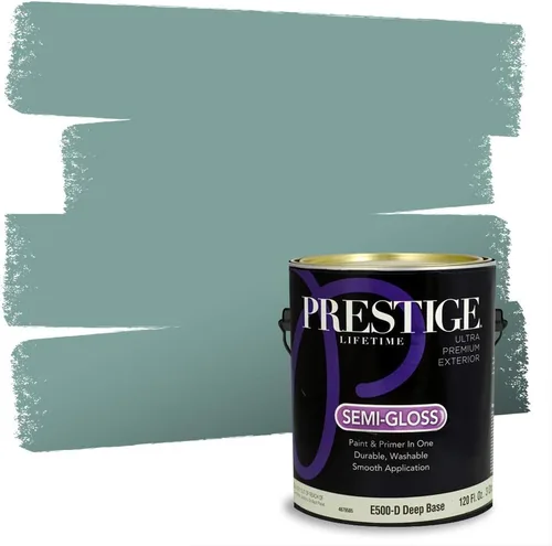 Vista 63 de Prestige Paints - 2 en 1, pintura base y pintura de exterior, E100-N-735BM
