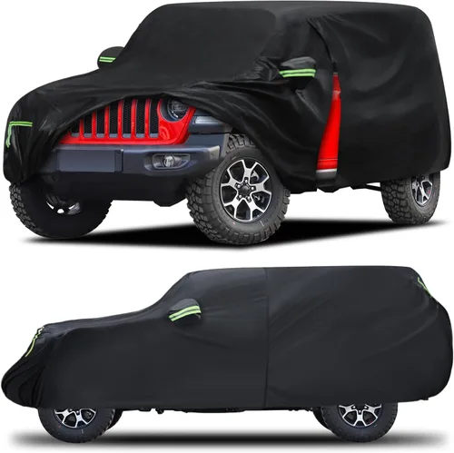 Vista 16 de Funda de auto para Tesla Model 3 2017-2026, 6 capas de cubierta impermeable para todo tipo de clima, cubierta exterior completa para exteriores
