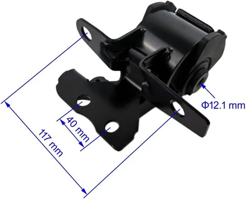Vista 3 de 4 piezas de conjunto de soporte de motor y transmisión compatible con Mazda Protege 1.8L de 1999 2000 / Mazda Protege 2.0L de 2001 2002 2003