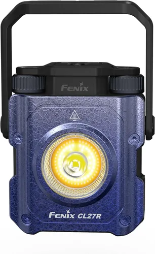 Vista 2 de Fenix CL27R Linterna de camping, 1600 lúmenes, recargable por USB-C, resistente al agua, portátil con LEDs blancos y rojos y organizador Lumentac
