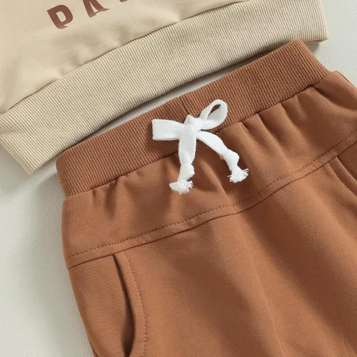 Vista 4 de Muasaaluxi Traje de Halloween para bebé recién nacido, sudadera con cuello redondo y calabaza, pantalones deportivos para otoño e invierno, 0-3T