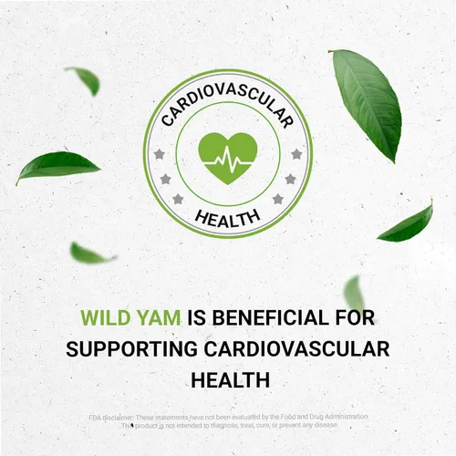 Vista 5 de Secrets of the Tribe Wild Yam Tintura orgánica sin alcohol USDA (glicerita) 695 mg de ñame silvestre cultivado responsablemente (Dioscorea Villosa)