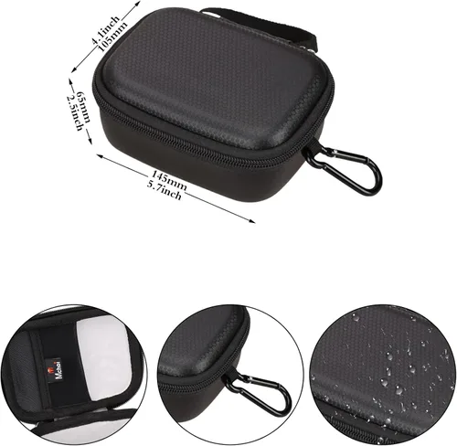 Vista 7 de Estuche rígido de transporte para Logitech MX Master 4/3/3S / 2S Ratón inalámbrico, a prueba de golpes, bolsa de almacenamiento de EVA con bolsillo