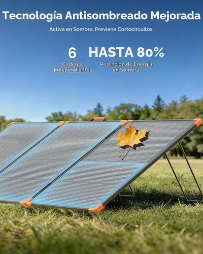 Vista 4 de ZOUPW 230W biacial panel solar portátil N-Type 16BB para la central