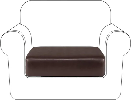 Vista 15 de Fundas de cojín de piel sintética para sofá, fundas de asiento de sofá, fundas de asiento de caravana impermeables con parte inferior elástica