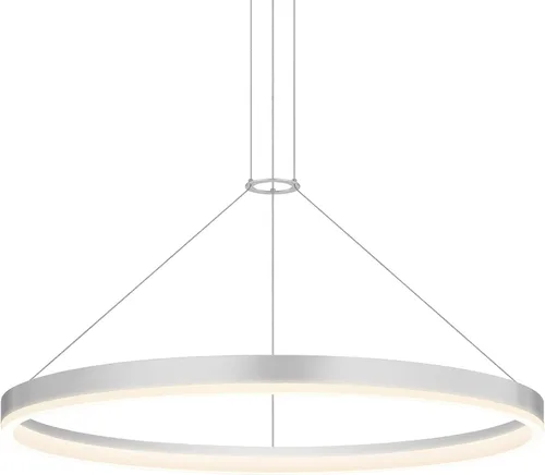 Vista 9 de Sonneman Modern Lighting 2311.16 Corona - Lámpara colgante LED con anillo de 1 luz para isla de cocina o comedor con cubierta acrílica, cable
