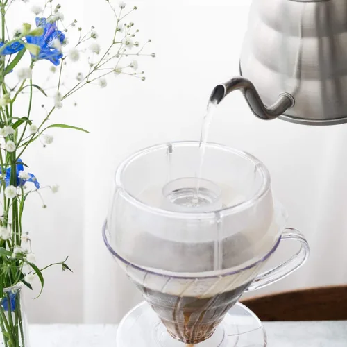 Vista 5 de Hario V60 Drip-Assist, Tamaño 02, Transparente