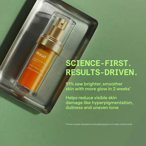 Vista 3 de Murad Vita-C Suero glicólico - Escudo ambiental iluminador de la piel Vitamina C Suero facial - Tratamiento respaldado por la ciencia