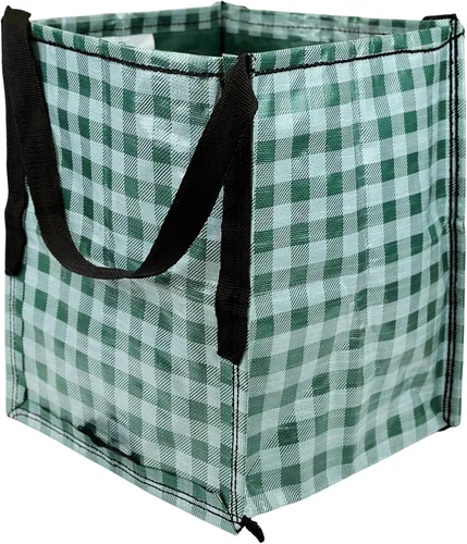 Vista 22 de DURASACK Bolsa de Almacenamiento de Servicio Pesado con Cremallera Superior de 22 Galones, Bolsa de Mudanza de Polipropileno Tejido Resistente Combo