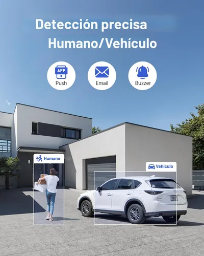 Vista 2 de ANNKE 8CH 3K Lite 2MP CCTV Sistema de cámara de seguridad con cable al aire libre, 1TB HDD