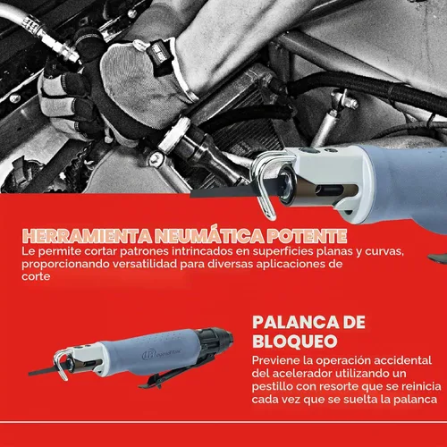 Vista 3 de Ingersoll Rand 529; Sierra alternante de aire de baja vibración