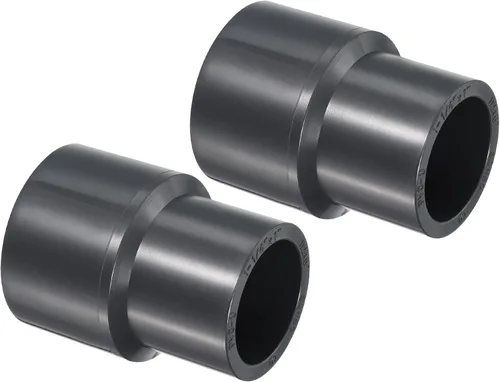 Vista 11 de PATIKIL UPVC Reductor de tubería de montaje de 1-1/2 "x 1" Socket Schedule 80, conector adaptador de acoplamiento recto, gris