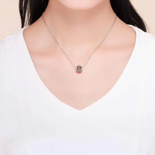 Vista 3 de Dijes de plata de ley 925 con inicial de la A a la Z para pulseras, collares, cuentas del alfabeto de circonita cúbica, regalos personalizados