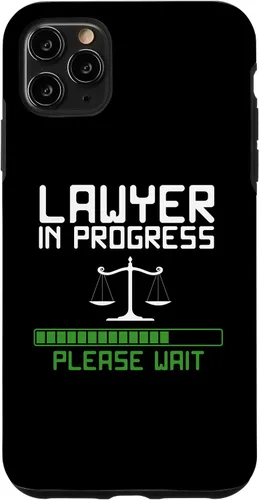 Vista 13 de Lawyer in Progress Scales of Justice Law School Student Case for iPhone 16