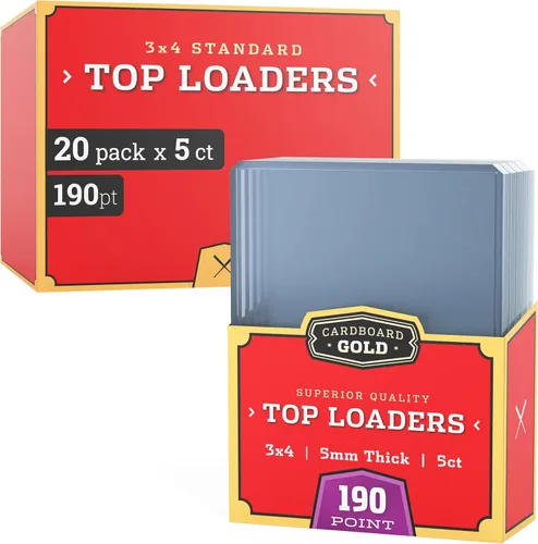 Vista 8 de Cardboard Gold Cargadores superiores para tarjetas de 190 puntos