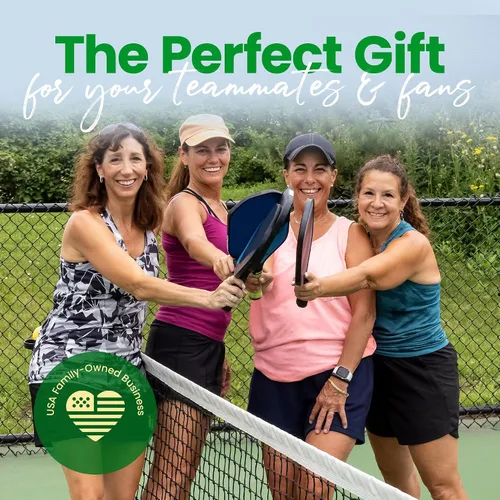Vista 5 de Collar de paleta de pickleball – delicado colgante de oro con dije de corazón – Regalo de joyería para jugadores de pickleball, entrenadores
