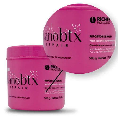 Vista 5 de Richée NanoBtx Reparador de Masas con Ácido Hialurónico - 17.64 oz (Nano Kit)
