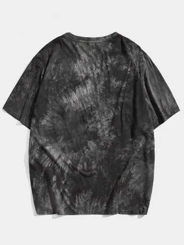 Vista 2 de SHENHE Camiseta casual de manga corta con cuello redondo y ajuste regular para hombre