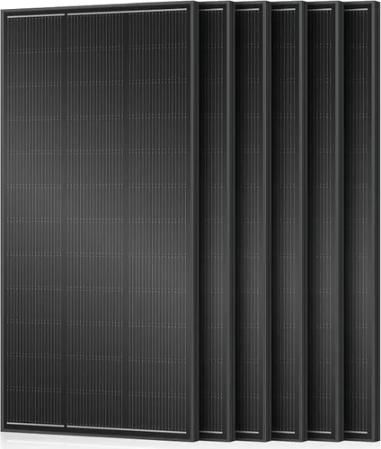 Vista 11 de Panel Solar de 18BB 100 Vatios, Panel Solar N-Type de 12V 100W, Módulos PV Monocristalinos de Alta Eficiencia del 25% para RV, Marino, Techo