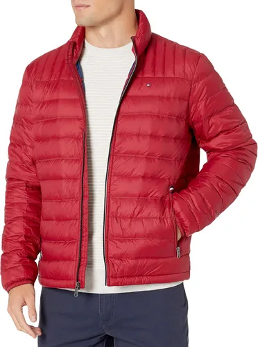 Vista 20 de Tommy Hilfiger Chaqueta acolchada plegable con aislamiento de plumón real para hombre Negro