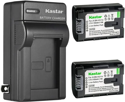 Vista 5 de Kastar AC - Cargador de batería de repuesto para JVC BN-VG107 BN-VG107AC BN-VG107E BN-VG107EU BN-VG107U BN-VG107US BN-VG107USM BN-VG108 BN-VG108AC