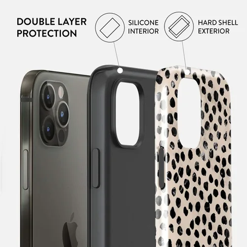Vista 3 de BURGA Funda de teléfono para iPhone 12 Pro Max, bonita, moderna, estética, con patrón, protección rígida, se adapta a Apple iPhone 12 Pro Max