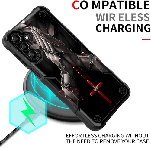 Vista 902 de Funda para Galaxy A14 5G, [Doble Capa][Protección contra Caídas de Grado Militar de 10 Pies] [Antideslizante] Funda Resistente a Prueba de Golpes